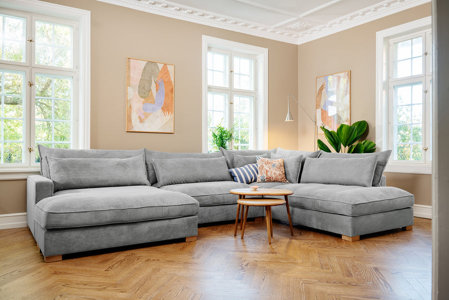 Brooklyn | U-sofa Højre 376 cm
