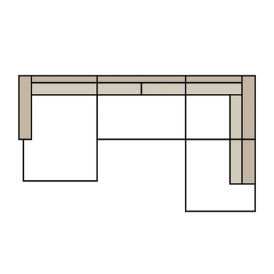 Happy | U-sofa Højre 363 cm