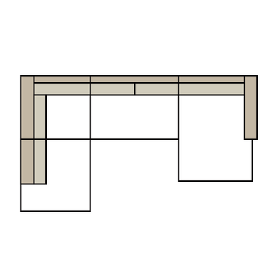 Happy | U-sofa Venstre 363 cm