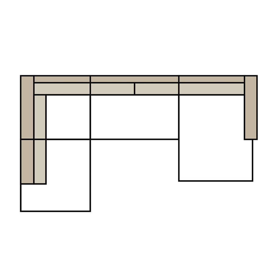 Happy | U-sofa Venstre 363 cm