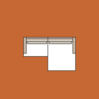 Brooklyn | Chaiselong Højre 262 cm