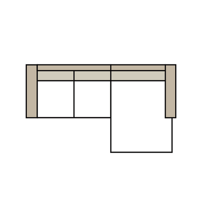 Happy | Chaiselong Højre 285 cm
