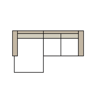 Happy | Chaiselong Venstre 285 cm